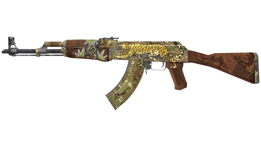 Сувенирный AK-47 | Panthera onca (Поношенное)