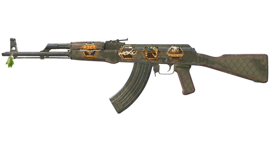 Souvenir AK-47 | Safari Mesh (Well-Worn)