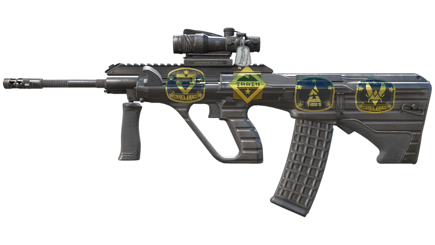 Souvenir AUG | Steel Sentinel (Battle-Scarred)