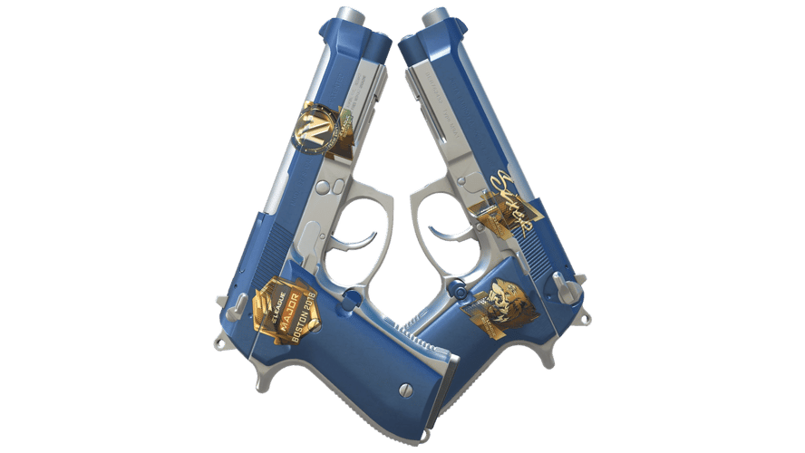 Souvenir Dual Berettas | Anodized Navy (Factory New)