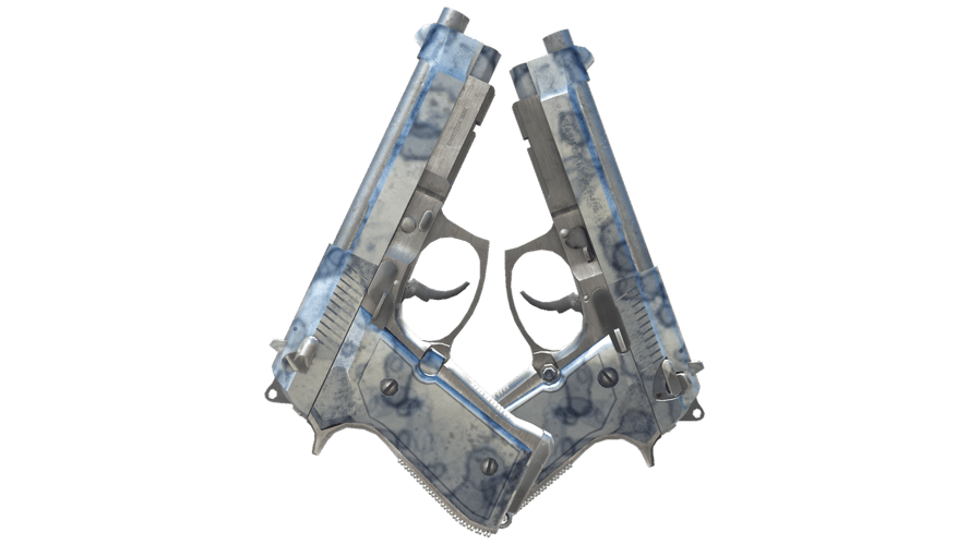 Souvenir Dual Berettas | Stained (Minimal Wear)