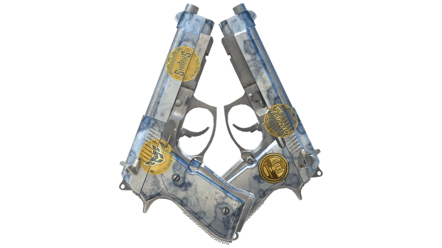 Souvenir Dual Berettas | Stained (Minimal Wear)