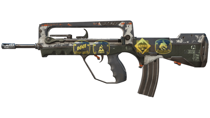 Souvenir FAMAS | 2A2F (Battle-Scarred)