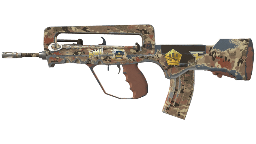 Сувенирный FAMAS | Калифорнийский камуфляж (После полевых испытаний)