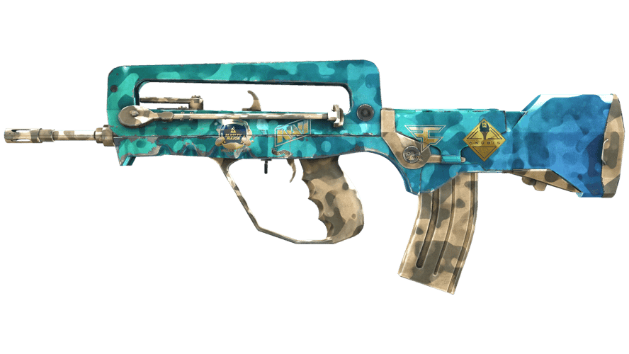 Souvenir FAMAS | Waters of Nephthys (Battle-Scarred)