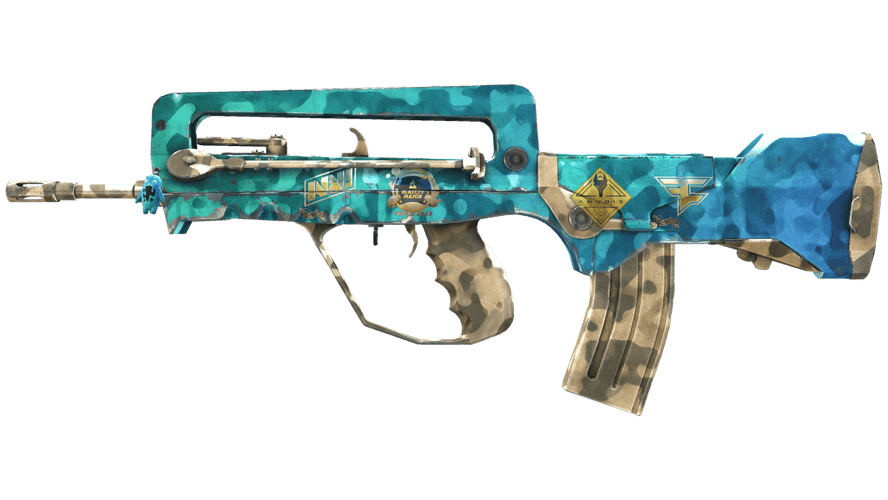 Souvenir FAMAS | Waters of Nephthys (Battle-Scarred)