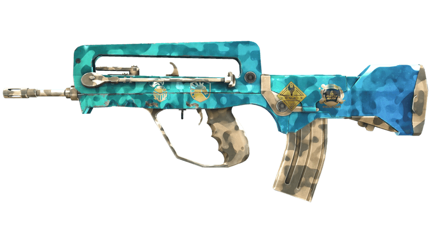 Souvenir FAMAS | Waters of Nephthys (Field-Tested)