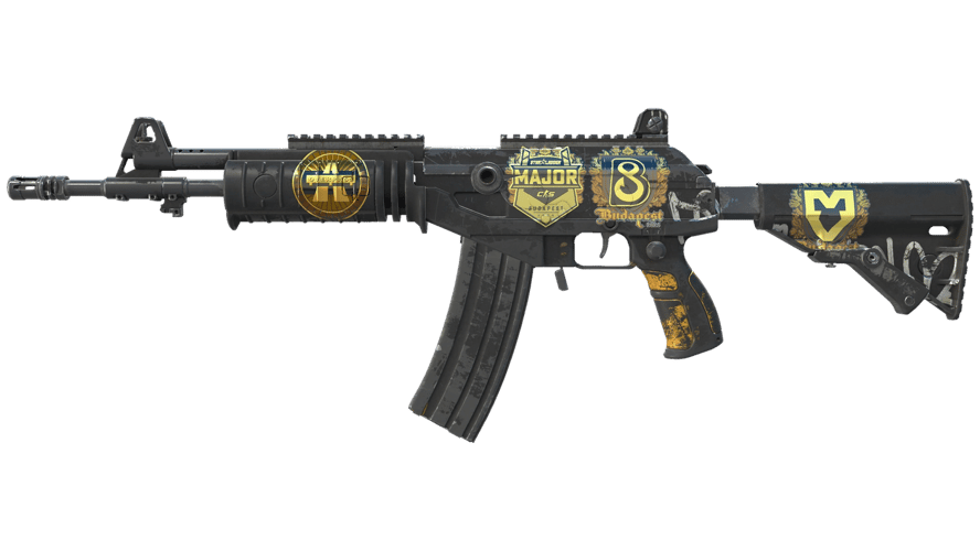 Souvenir Galil AR | Metallic Squeezer (Battle-Scarred)