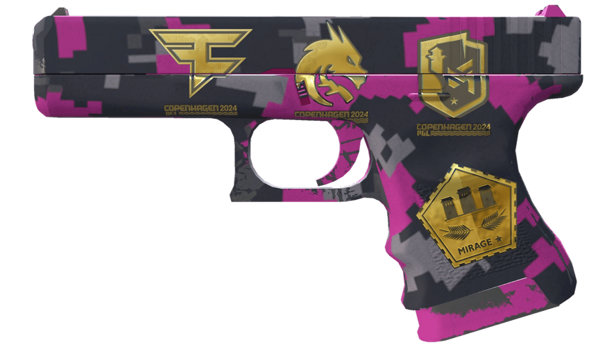 Souvenir Glock-18 | Pink DDPAT (Minimal Wear)