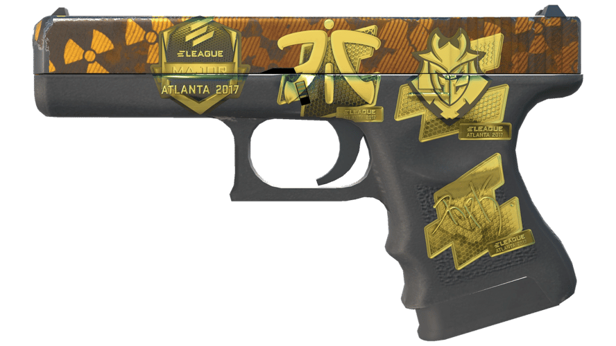 Souvenir Glock-18 | Reactor (Well-Worn)