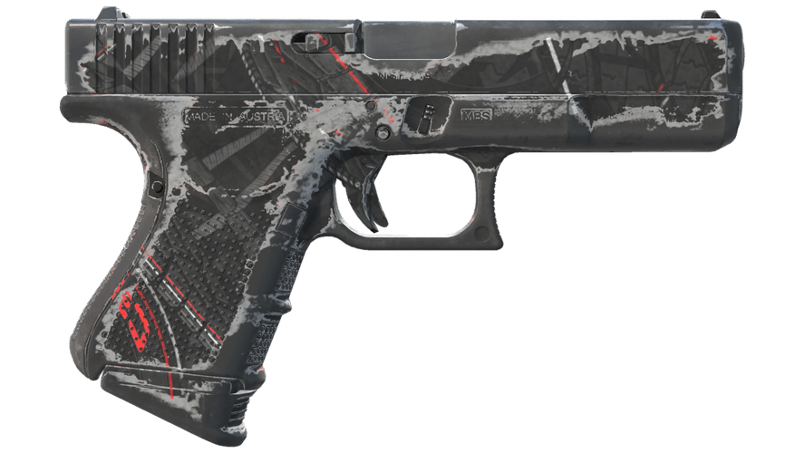 Souvenir Glock-18 | Red Tire (Well-Worn)
