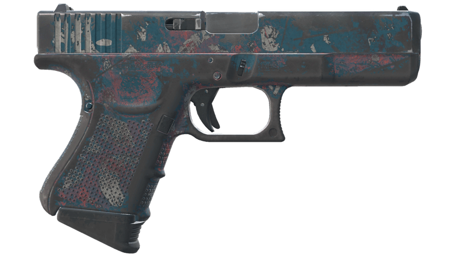 Souvenir Glock-18 | Teal Graf (Battle-Scarred)