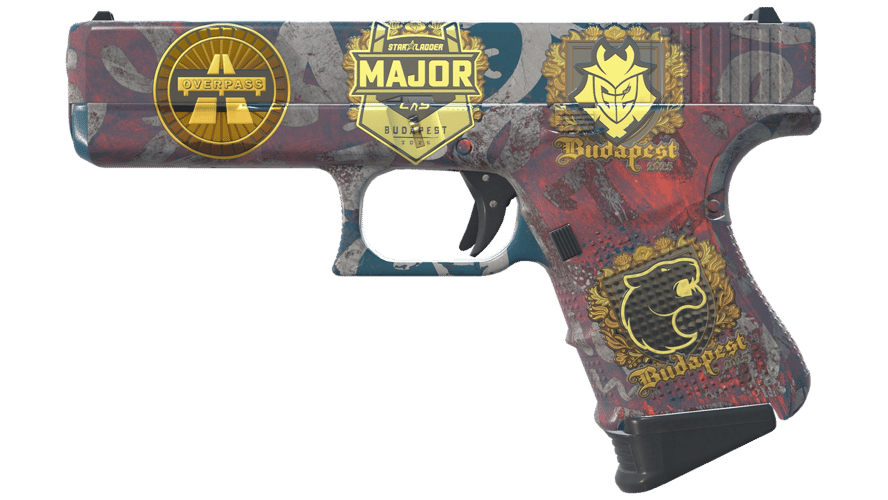 Souvenir Glock-18 | Teal Graf (Factory New)