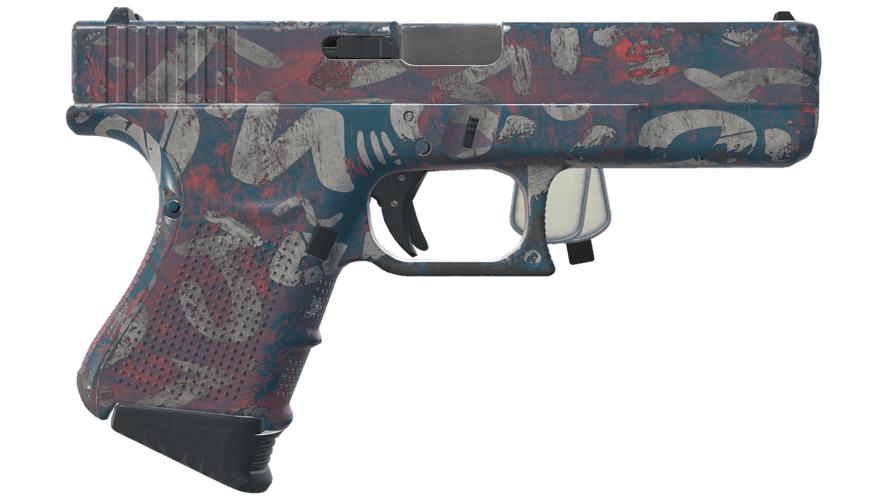 Souvenir Glock-18 | Teal Graf (Field-Tested)