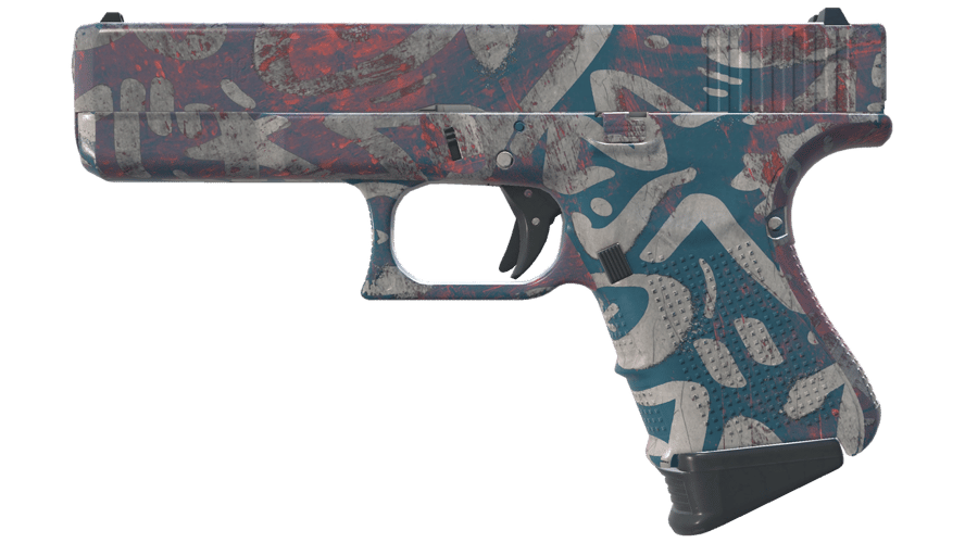 Souvenir Glock-18 | Teal Graf (Minimal Wear)