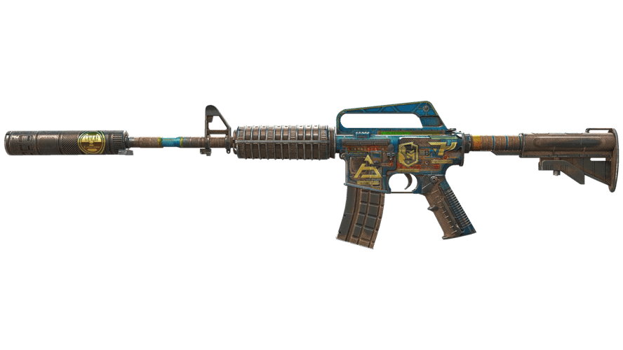 Souvenir M4A1-S | Control Panel (Battle-Scarred)