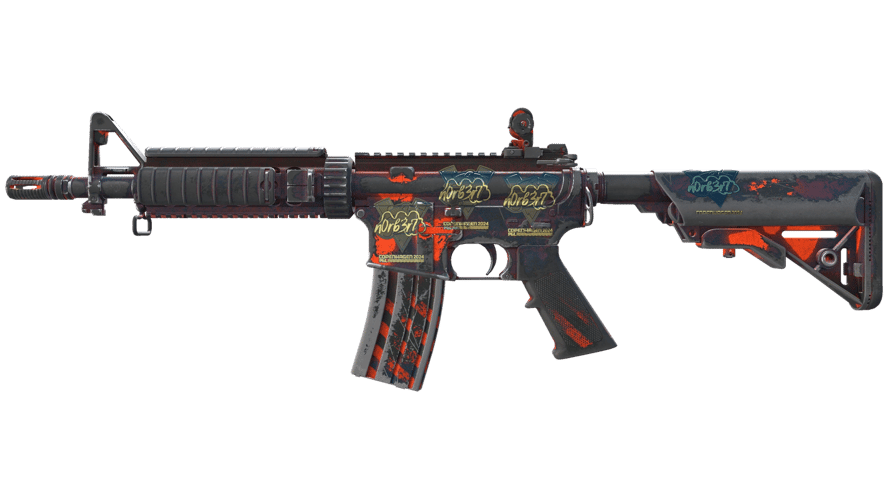 Souvenir M4A4 | Radiation Hazard (Battle-Scarred)