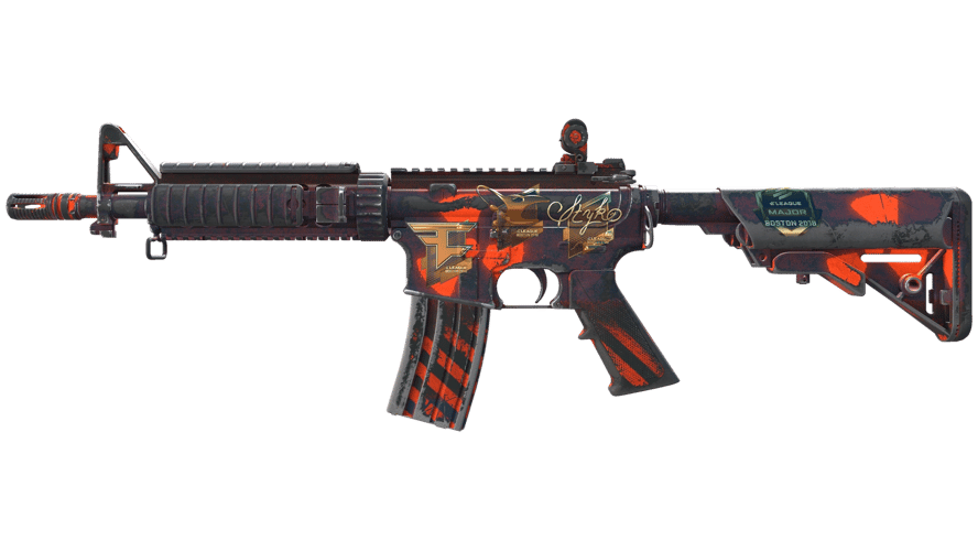 Souvenir M4A4 | Radiation Hazard (Well-Worn)