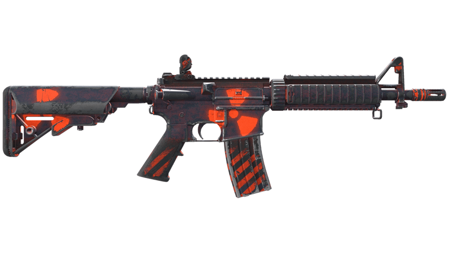 Souvenir M4A4 | Radiation Hazard (Well-Worn)