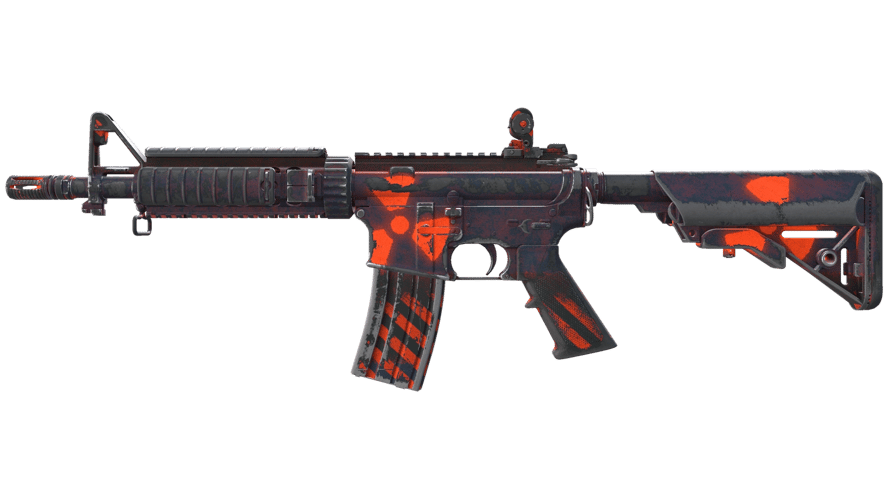 Souvenir M4A4 | Radiation Hazard (Well-Worn)