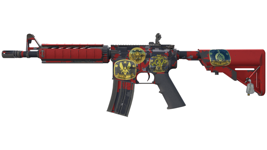 Souvenir M4A4 | Red DDPAT (Minimal Wear)