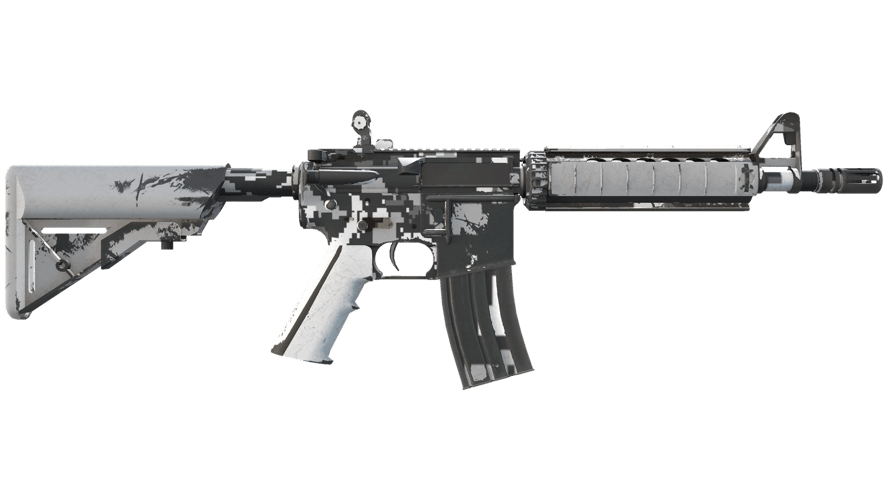 Сувенирный M4A4 | Пиксельный камуфляж «Город» (Немного поношенное)