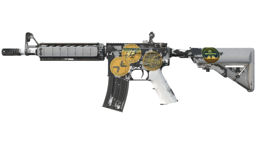 Сувенирный M4A4 | Пиксельный камуфляж «Город» (Немного поношенное)
