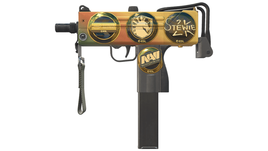 Souvenir MAC-10 | Amber Fade (Minimal Wear)