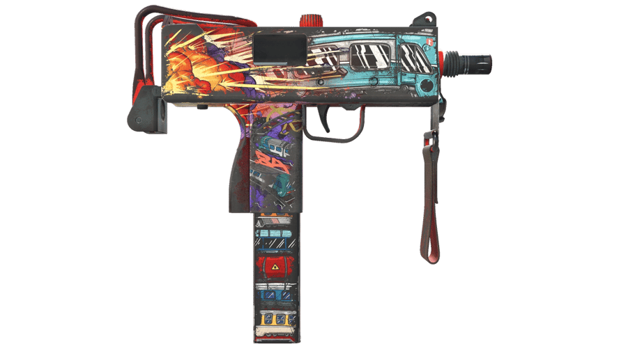 Souvenir MAC-10 | Derailment (Battle-Scarred)