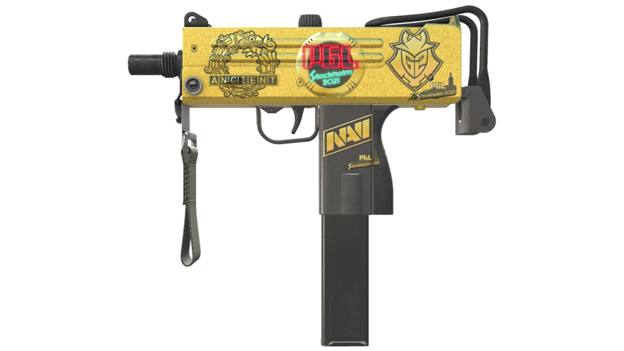 Souvenir MAC-10 | Gold Brick (Factory New)