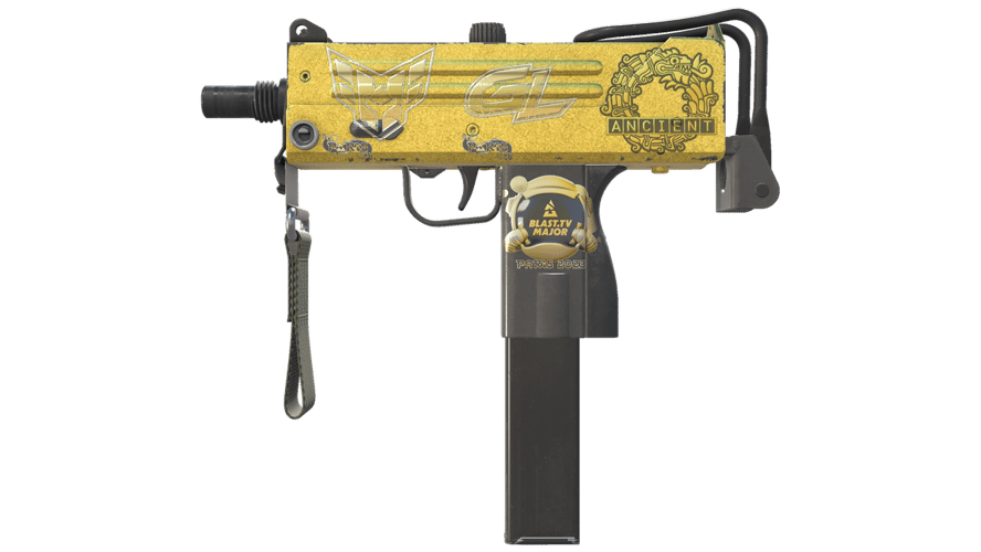Souvenir MAC-10 | Gold Brick (Field-Tested)