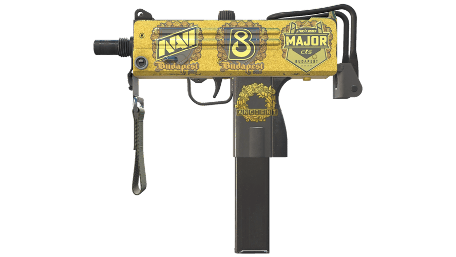 Souvenir MAC-10 | Gold Brick (Field-Tested)