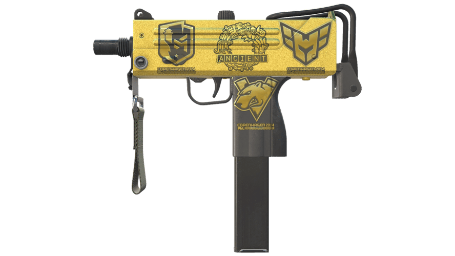 Souvenir MAC-10 | Gold Brick (Minimal Wear)