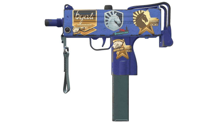 Souvenir MAC-10 | Indigo (Well-Worn)
