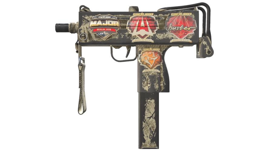 Souvenir MAC-10 | Palm (Battle-Scarred)