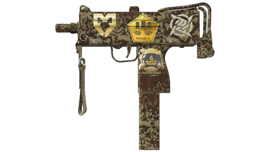 Souvenir MAC-10 | Sienna Damask (Minimal Wear)