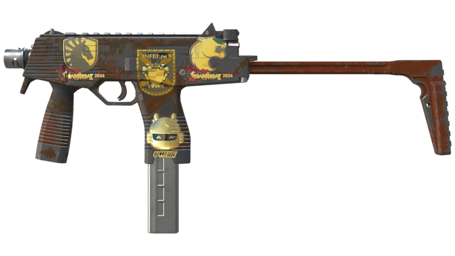Souvenir MP9 | Slide (Battle-Scarred)