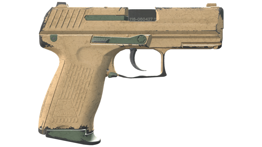 Souvenir P2000 | Grassland (Well-Worn)
