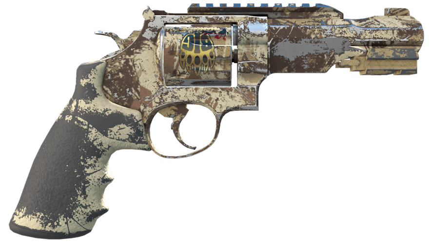 Souvenir R8 Revolver | Desert Brush (Well-Worn)