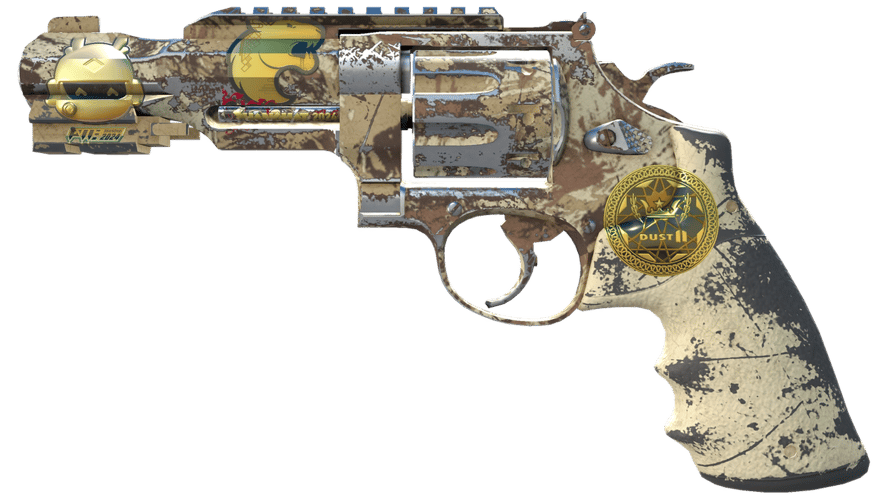 Souvenir R8 Revolver | Desert Brush (Well-Worn)