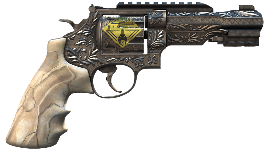 Souvenir R8 Revolver | Inlay (Well-Worn)