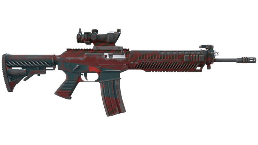 Souvenir SG 553 | Fallout Warning (Well-Worn)