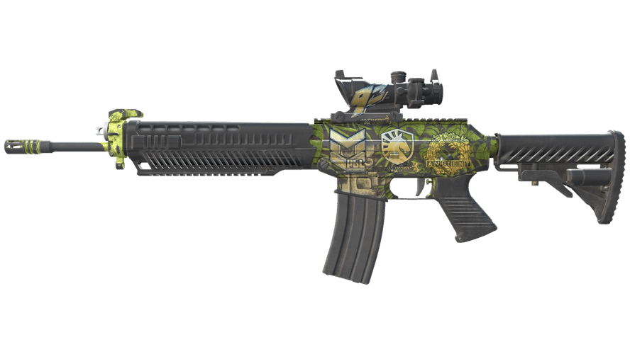 Souvenir SG 553 | Lush Ruins (Battle-Scarred)