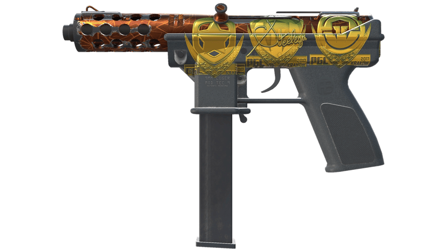 Souvenir Tec-9 | Red Quartz (Field-Tested)