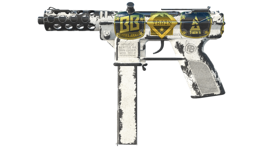 Souvenir Tec-9 | Whiteout (Battle-Scarred)