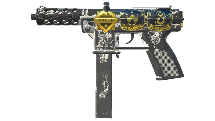 Souvenir Tec-9 | Whiteout (Battle-Scarred)