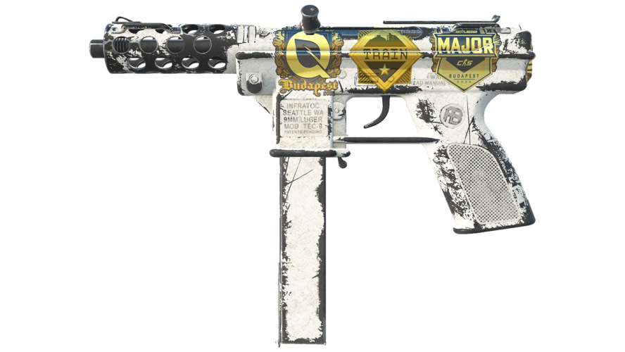 Souvenir Tec-9 | Whiteout (Well-Worn)