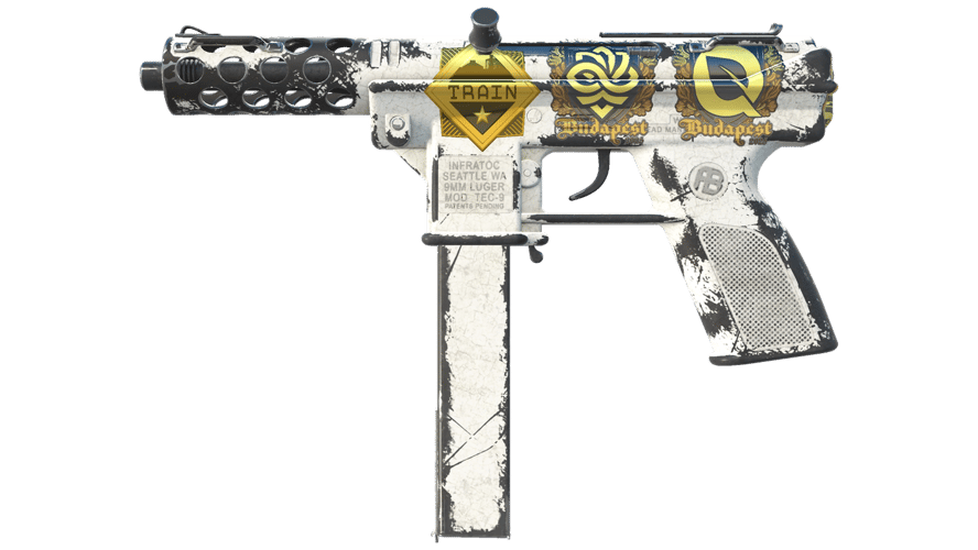 Souvenir Tec-9 | Whiteout (Well-Worn)