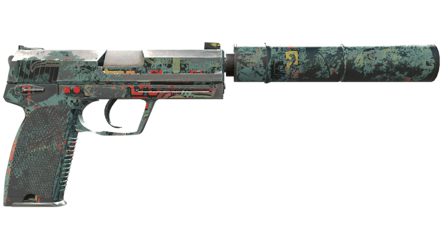 Souvenir USP-S | Ancient Visions (Well-Worn)