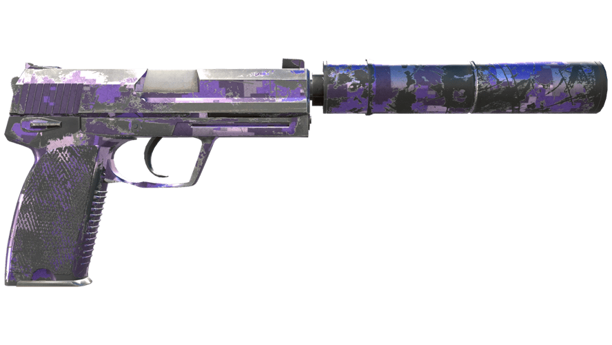 Souvenir USP-S | Purple DDPAT (Battle-Scarred)